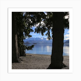 Lake Wanaka in New Zealand Art Print