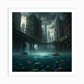 City Of Fishes Art Print