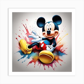 Mickey Mouse for kids room decor Art Print
