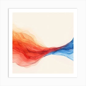 Abstract Smoke Art Print