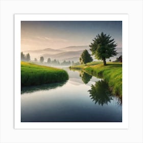 Peaceful Landscapes Photo (49) Art Print