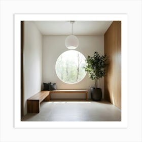 Round Window Art Print