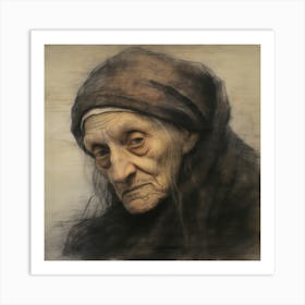 Old Woman 1 Art Print