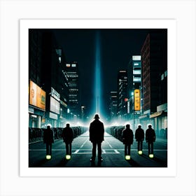 Night In Tokyo Art Print