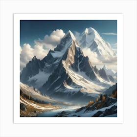 Mountain Landscape Art Print