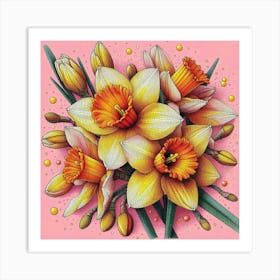 Daffodils 4 Art Print