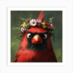 Cardinal Bird 1 Art Print