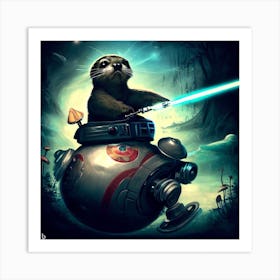 Star Wars Otter 3 Art Print
