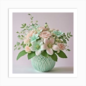 Vase Of Flowers Art Print