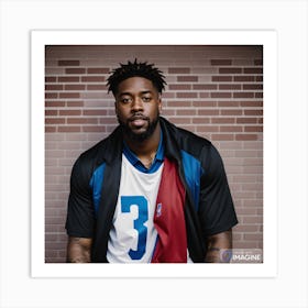 Deandre Jordan AI Art Print