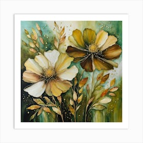 Two Flowers 1 Art Print