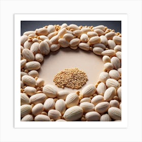 Almonds In A Circle Art Print