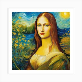 Mona Lisa of Art Print