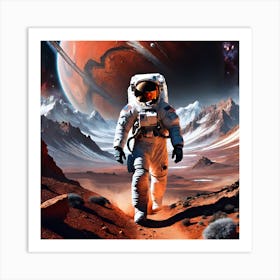 Spaceman Art Print