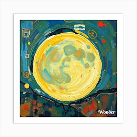 Wonder Moon 2 Art Print