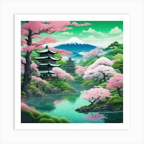 Spring In Japan Art Print