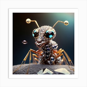 Diamond Ant Art Print