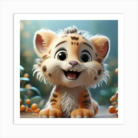 Tiger Cub 15 Art Print