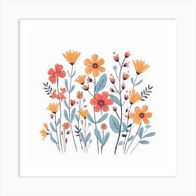 Flowers 5 Art Print