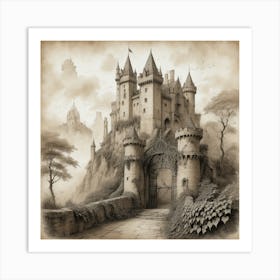 Castle In The Sky art Art Print