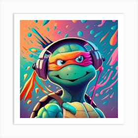 Teenage Mutant Ninja Turtles music Art Print