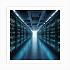 Data Center 1 Art Print