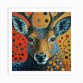 Deer Head Art Print