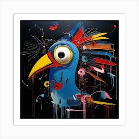 Crazy Parrot 7 Art Print