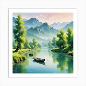 Chinese Art 684 Art Print