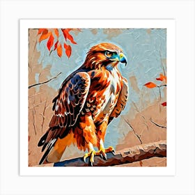 Red Tailed Hawk 1 Art Print