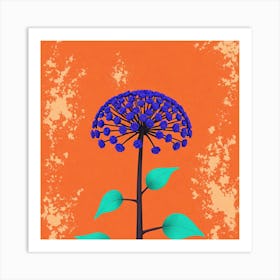 Blue Flower 29 Art Print