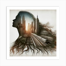 Portrait Of A Woman 5 Art Print