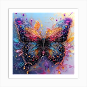 Butterfly Painting Art Print