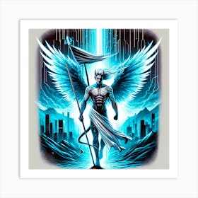 Angel Of The Sky 1 Art Print