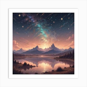 Night Sky 1 Art Print