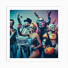 Halloween Party 24 Art Print