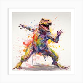 Dinosaur Painting Art Print