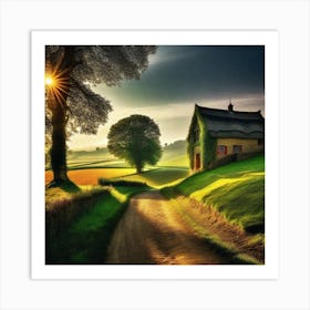 House In The Countryside 7 Art Print