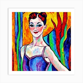 Ballerina Smile Art Print