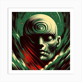 Retro Themed 1960s Sci-Fi Poster Art Print