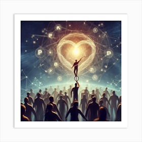 Heart Of Humanity 3 Art Print