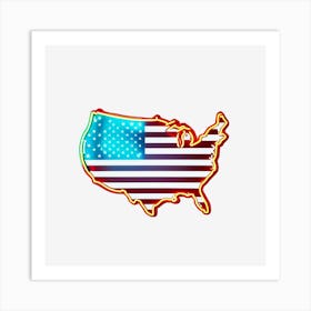 United States Of America Art Print