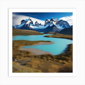 TORRES NATL PARK, CHILE Art Print