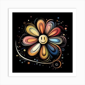 A smile flower 3 Art Print