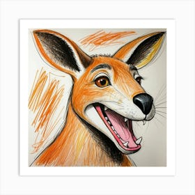 Kangaroo 30 Art Print