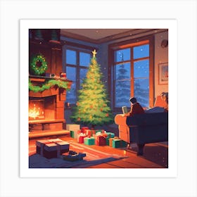 Christmas Tree 29 Art Print