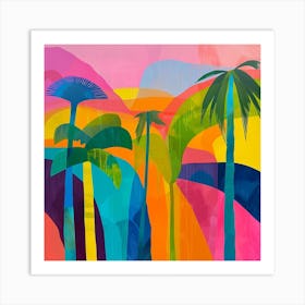 Abstract Travel Collection Manuel Antonio Costa Rica 2 Art Print