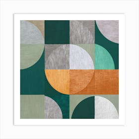 Abstract Circles Art Print