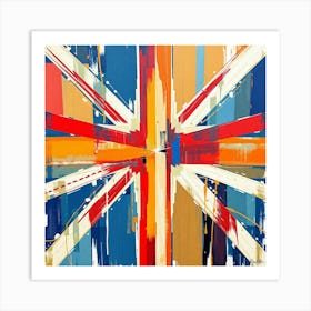 British Flag 3 Art Print