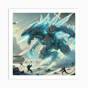 Ice Charge Art Print